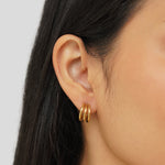 トロワ 3WAY フープピアス